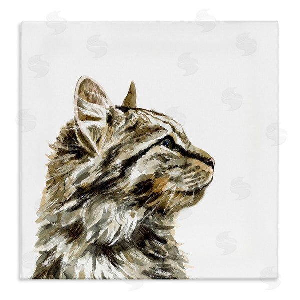 stupell industries Victoria Barnes | Simple Tabby Cat Gaze
