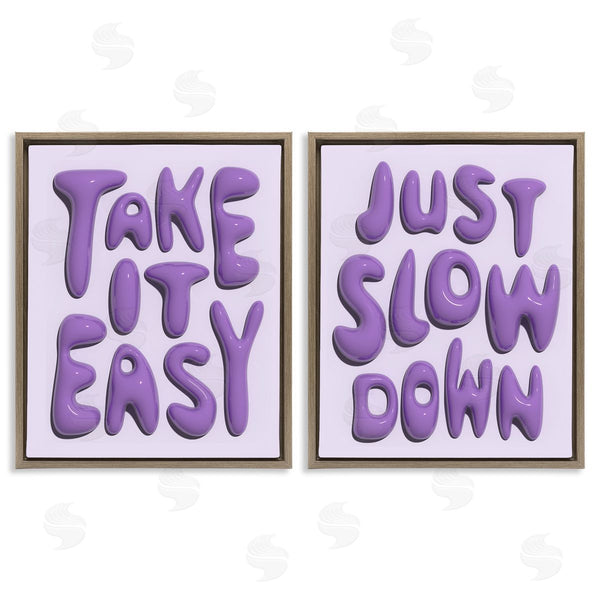 Stupell Industries Victoria Barnes | Slow Down Take It Easy