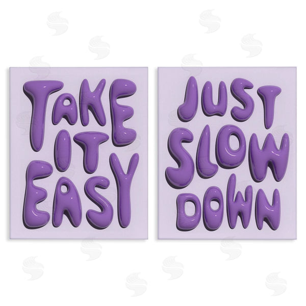 stupell industries Victoria Barnes | Slow Down Take It Easy