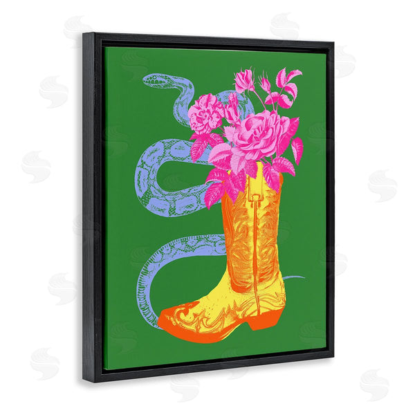 Stupell Industries Victoria Barnes | Snake & Boot Bouquet Wall Art