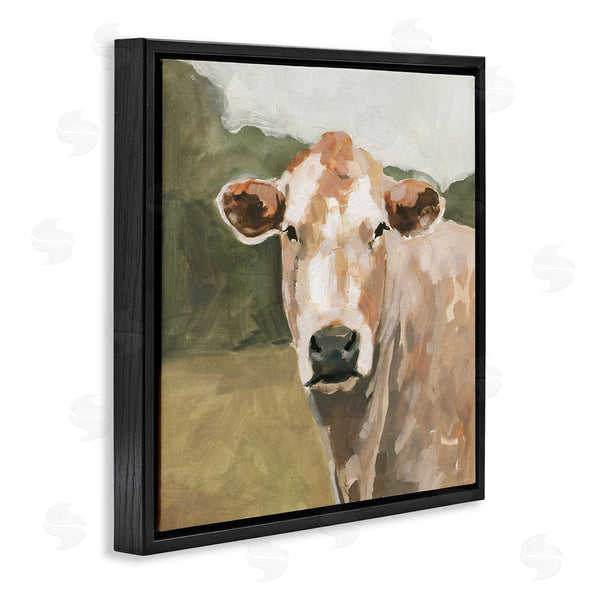 Stupell Industries Victoria Barnes | Soft Beige Cattle Gazing