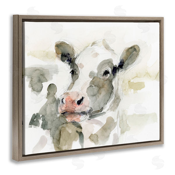 Stupell Industries Victoria Barnes | Soft Painterly Cow