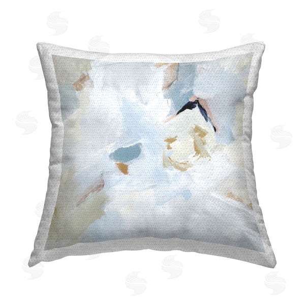 Stupell Industries Victoria Barnes | Soft Subtle Abstraction Printed Throw Pillow