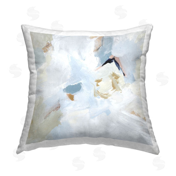stupell industries Victoria Barnes | Soft Subtle Abstraction Printed Throw Pillow