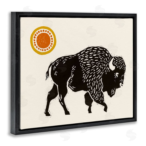 Stupell Industries Victoria Barnes | Southwestern Bison Portrait Wall Art