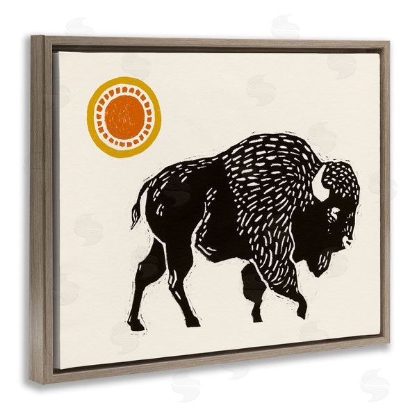 Stupell Industries Victoria Barnes | Southwestern Bison Portrait Wall Art