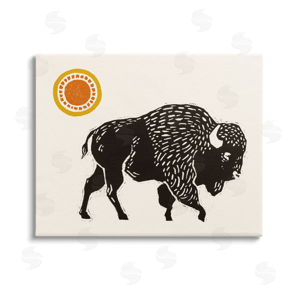 stupell industries Victoria Barnes | Southwestern Bison Portrait Wall Art
