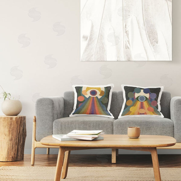 Stupell Industries Victoria Barnes | Spiritual Eye Boho Shapes Printed Throw Pillow Set