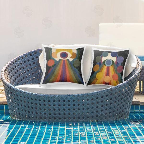 Stupell Industries Victoria Barnes | Spiritual Eye Boho Shapes Printed Throw Pillow Set
