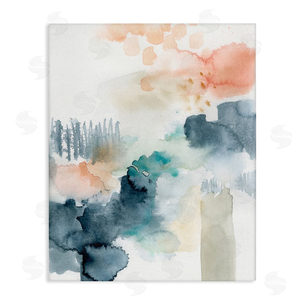 stupell industries Victoria Barnes | Spring Forest Veil Abstract Tree Landscape