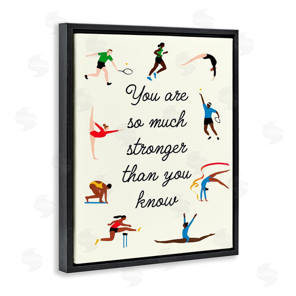 Stupell Industries Victoria Barnes | Stronger Than You Know Summer Athletes