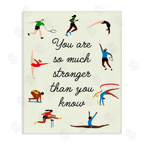 stupell industries Victoria Barnes | Stronger Than You Know Summer Athletes