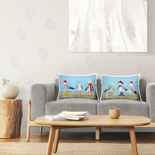 Stupell Industries Victoria Barnes | Stylish Seagulls At Beach
