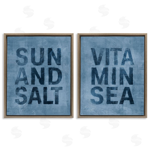 Stupell Industries Victoria Barnes | Summer Beachy Phrases Wall Art