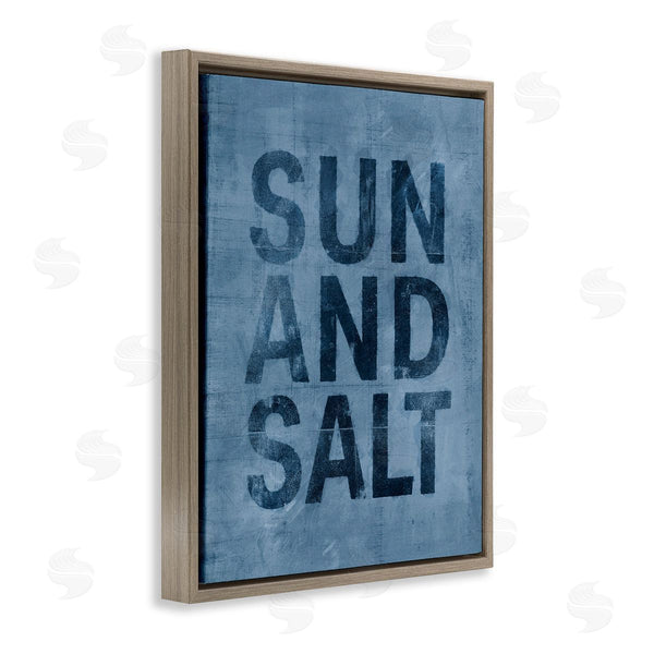 Stupell Industries Victoria Barnes | Sun & Salt Phrase Wall Art