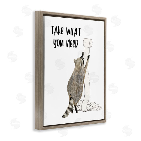 Stupell Industries Victoria Barnes | Take What You Need Racoon
