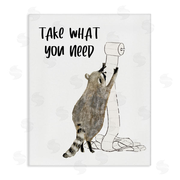 stupell industries Victoria Barnes | Take What You Need Racoon