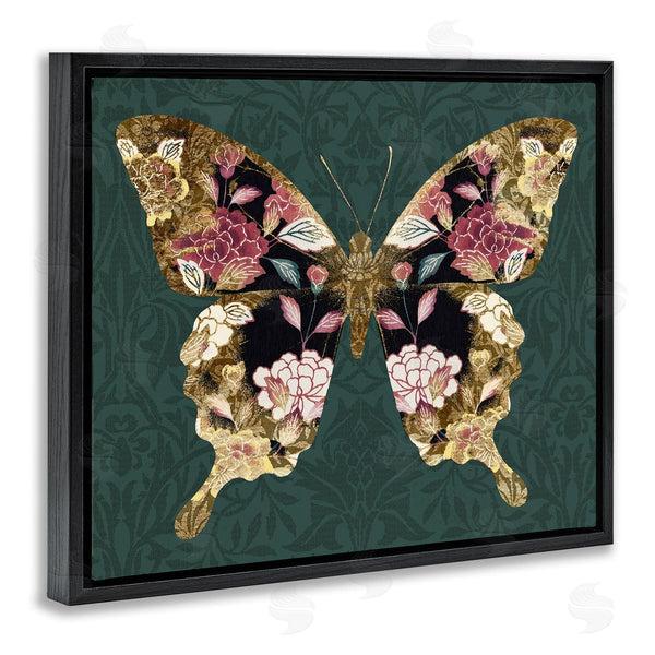 Stupell Industries Victoria Barnes | Traditional Florals Butterfly Wall Art