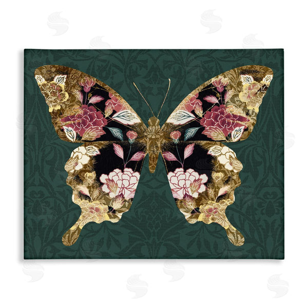 stupell industries Victoria Barnes | Traditional Florals Butterfly Wall Art