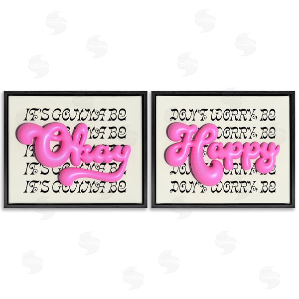 Stupell Industries Victoria Barnes | Uplifting Bubble Phrases