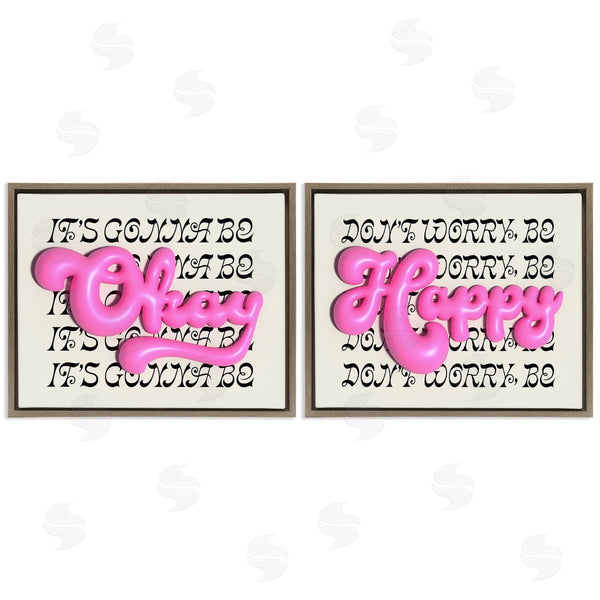 Stupell Industries Victoria Barnes | Uplifting Bubble Phrases