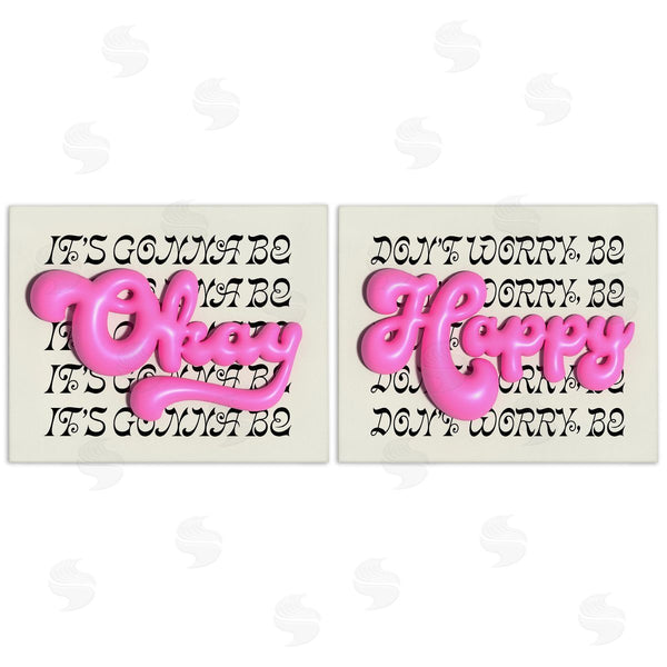 stupell industries Victoria Barnes | Uplifting Bubble Phrases