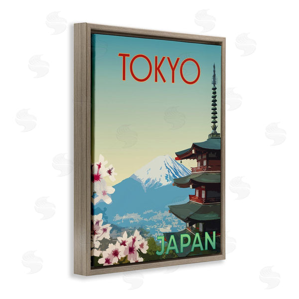 Stupell Industries Victoria Barnes | Vintage Tokyo Scenery
