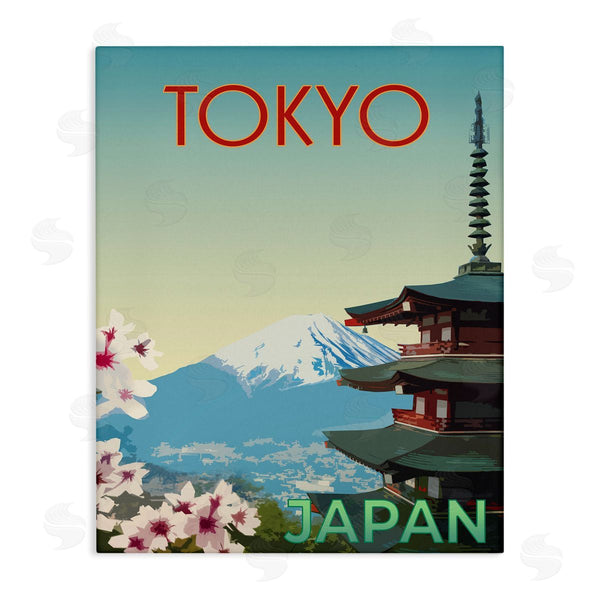 stupell industries Victoria Barnes | Vintage Tokyo Scenery
