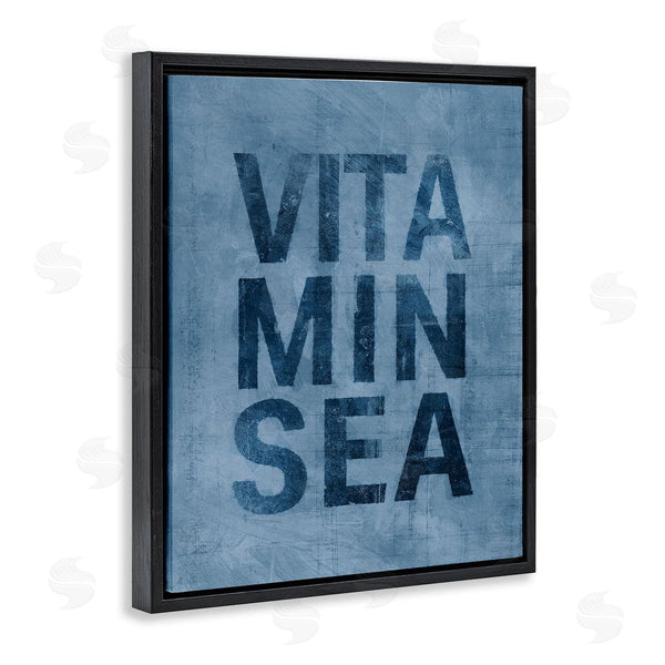 Stupell Industries Victoria Barnes | Vitamin Sea Phrase Wall Art