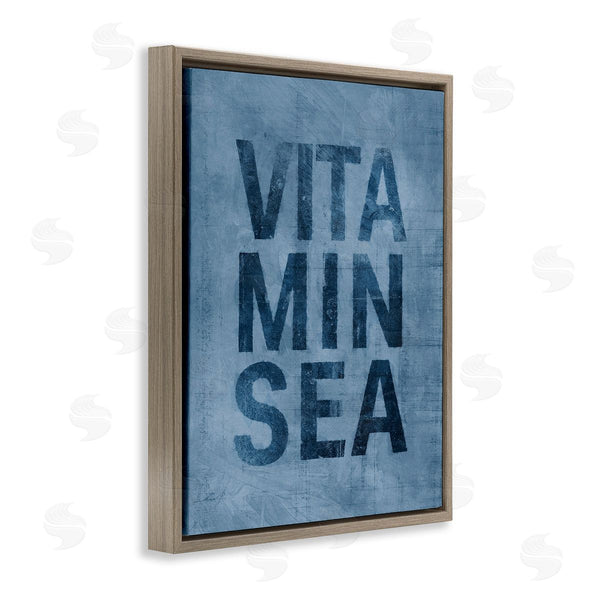 Stupell Industries Victoria Barnes | Vitamin Sea Phrase Wall Art