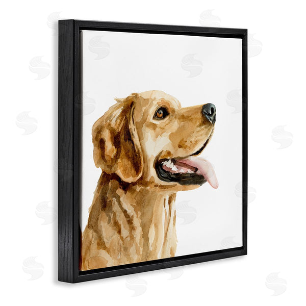 Stupell Industries Victoria Barnes | Watercolor Labrador Dog Portrait