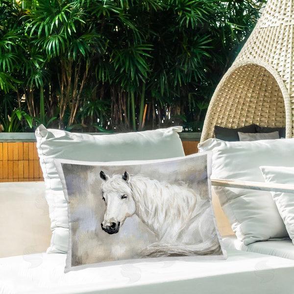 Stupell Industries Victoria Barnes | White Horse Elegance