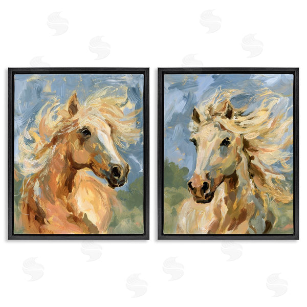 Stupell Industries Victoria Barnes | Windblown Manes Horses
