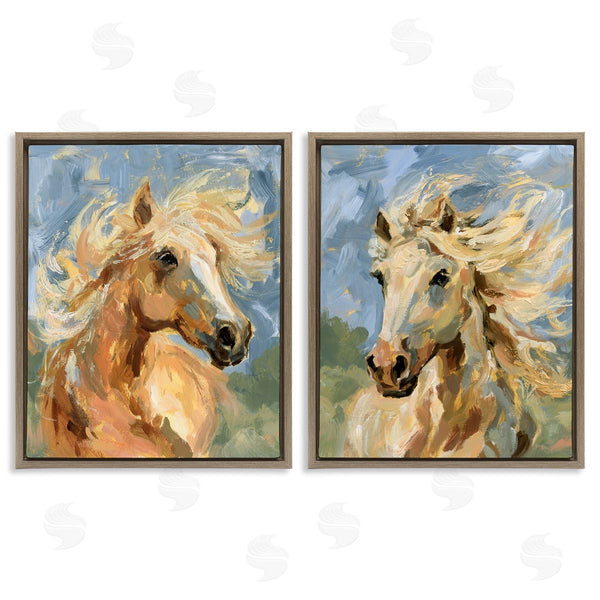 Stupell Industries Victoria Barnes | Windblown Manes Horses