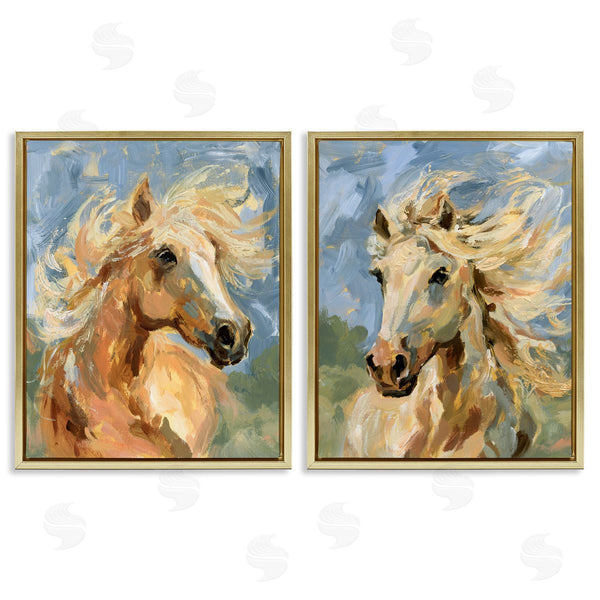 Stupell Industries Victoria Barnes | Windblown Manes Horses