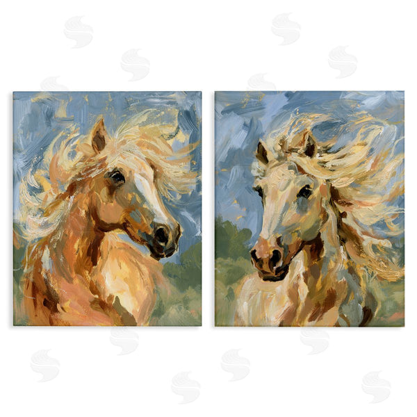 stupell industries Victoria Barnes | Windblown Manes Horses