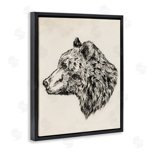 Stupell Industries Victoria Barnes | Woodland Bear Drawing