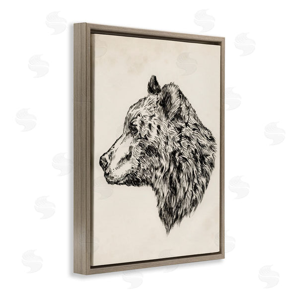 Stupell Industries Victoria Barnes | Woodland Bear Drawing