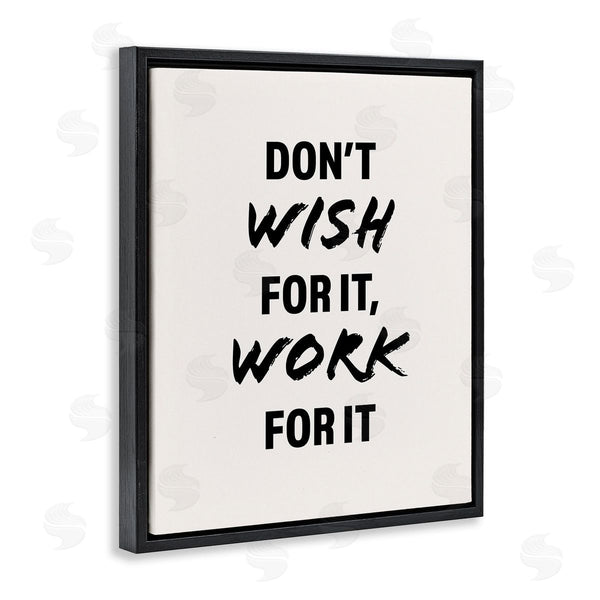 Stupell Industries Victoria Barnes | Work For It Motivational Wall Art