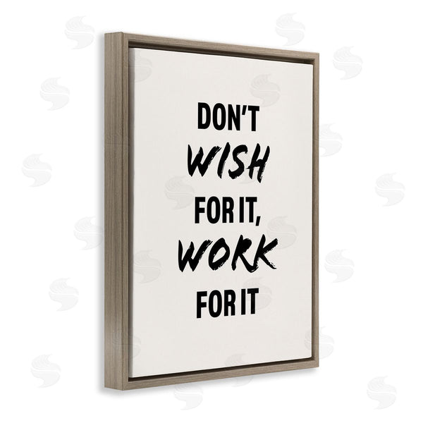 Stupell Industries Victoria Barnes | Work For It Motivational Wall Art