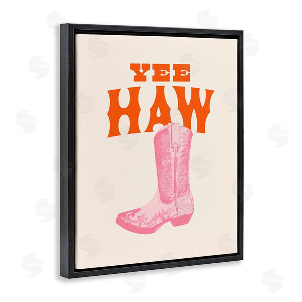 Stupell Industries Victoria Barnes | Yee Haw Cowboy Boot Wall Art