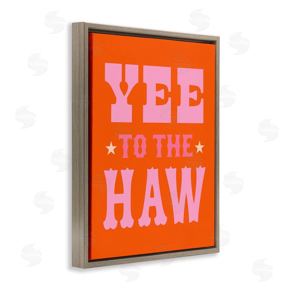 Stupell Industries Victoria Barnes | Yee To The Haw Phrase Wall Art