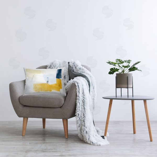 Stupell Industries Victoria Barnes | Yellow & Blue Abstract