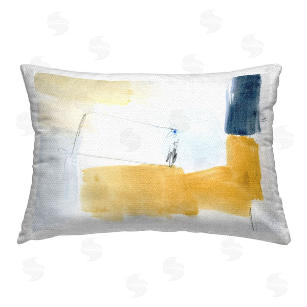 Stupell Industries Victoria Barnes | Yellow & Blue Abstract