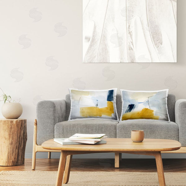 Stupell Industries Victoria Barnes | Yellow Patchy Abstract