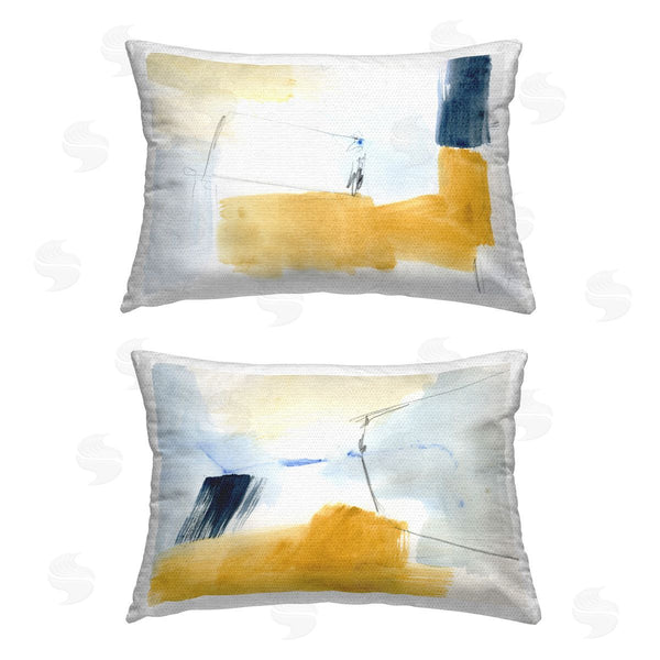 Stupell Industries Victoria Barnes | Yellow Patchy Abstract