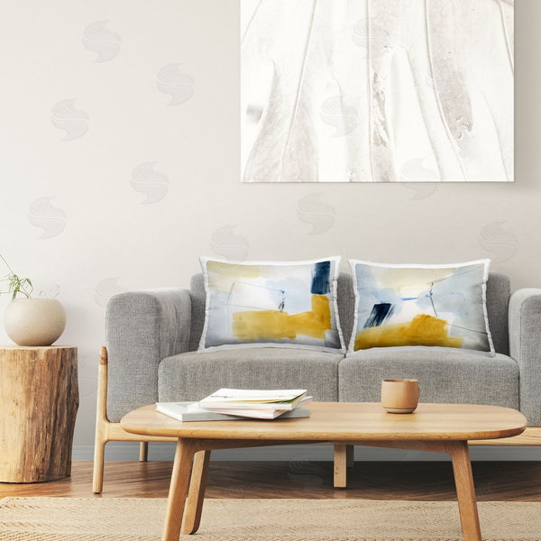 stupell industries Victoria Barnes | Yellow Patchy Abstract