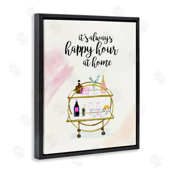 Stupell Industries Victoria Borges | Always Happy Hour Home