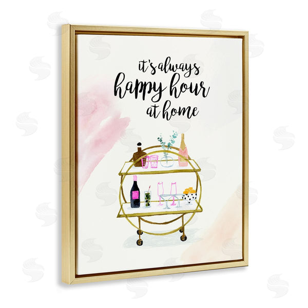Stupell Industries Victoria Borges | Always Happy Hour Home