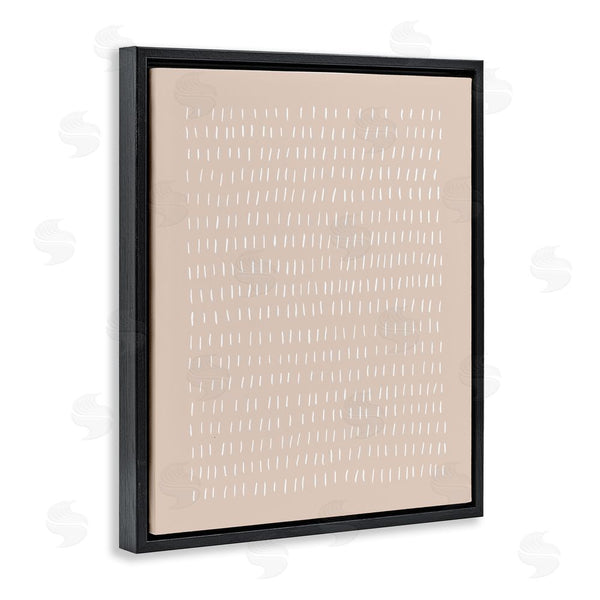 Stupell Industries Victoria Borges | Beige Dash Pattern Wall Art